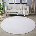 Kusový koberec kruh Sky 5400 cream - Kruh 160 cm průměr