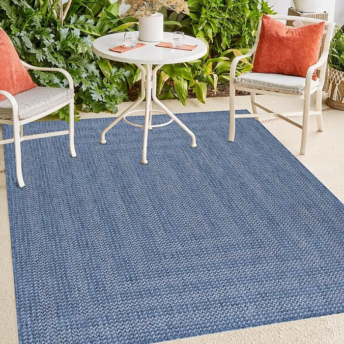 Venkovní kusový koberec Zagora 4511 blue - 280 x 370 cm