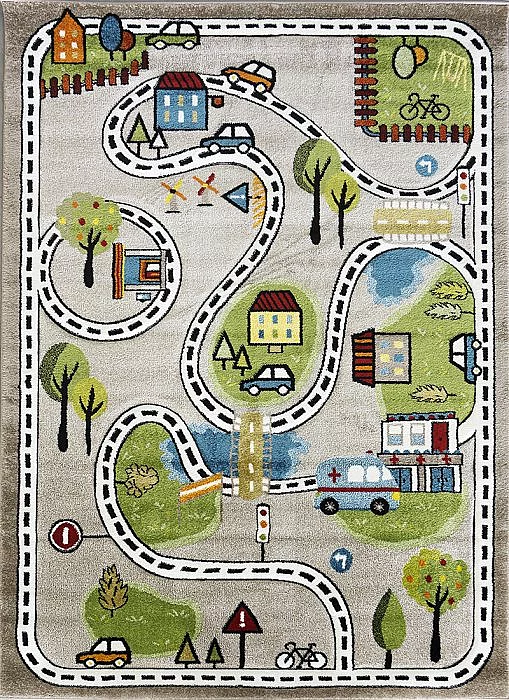 Dětský koberec Smart Kids 22919 beige - 160 x 230 cm