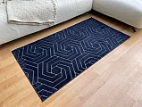 Kusový koberec Zen Garden 2401 navy - 80 x 150 cm
