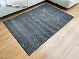 Kusový koberec Zurich 1903 dark grey - 120 x 170 cm - SLEVA