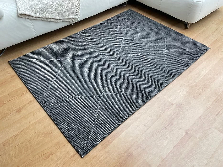 Kusový koberec Zurich 1903 dark grey - 200 x 290 cm
