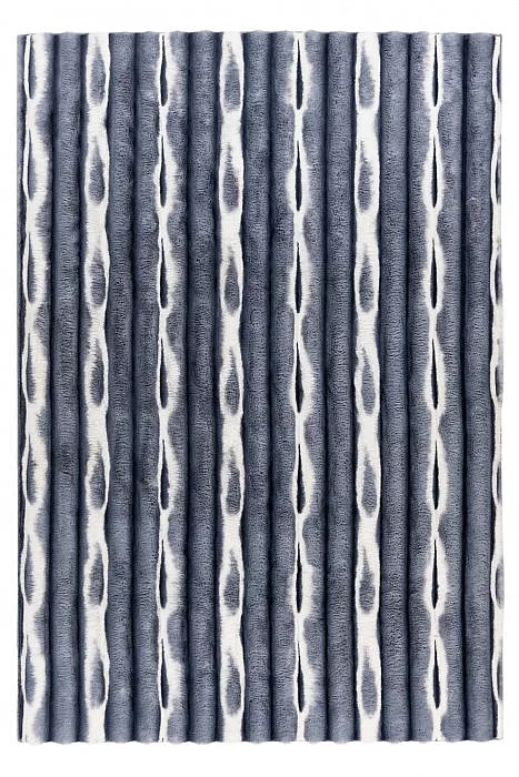 Kusový koberec Waves 305 blue - 80 x 150 cm