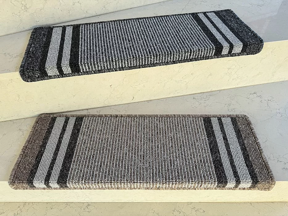 Nášlapy na schody Gandia - Gandia šedý 24 x 65 cm